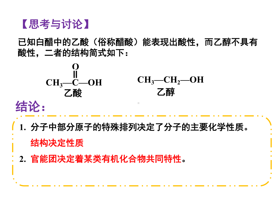 人教版高中化学必修二7.3.3官能团与有机化合物的分类 ppt课件.pptx_第3页