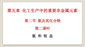 （2019）新人教版高中化学必修二5.2 氮及其化合物 第二课时 ppt课件.pptx