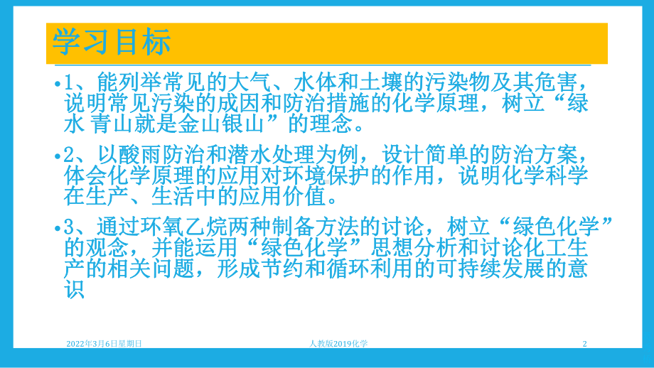 （2019）新人教版高中化学必修二8.3 环境保护与绿色化学—山东新课件.pptx_第2页