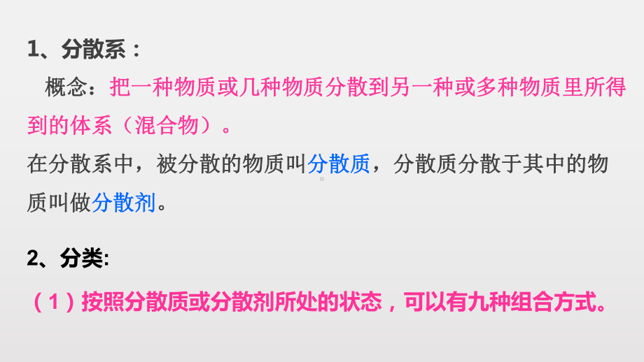 （2019）新人教版高中化学必修二第一章 3 分散系-学业水平考试复习ppt课件.pptx_第2页