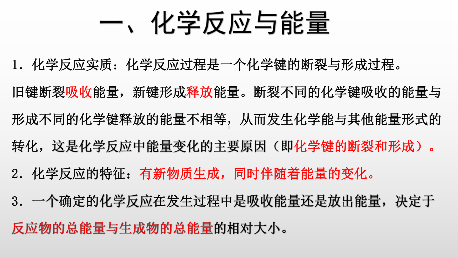 （2019）新人教版高中化学必修二第六章 1化学能与热能的相互转化-学业水平考试复习ppt课件.pptx_第2页