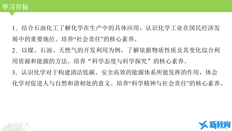 课件1：8.1.2 煤、石油和天然气的综合利用 （人教版高中化学 必修第二册 ）.pptx_第2页