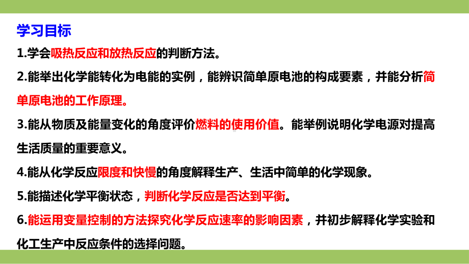 （2019）新人教版高中化学必修二第六章化学反应与能量 单元复习 ppt课件.pptx_第2页