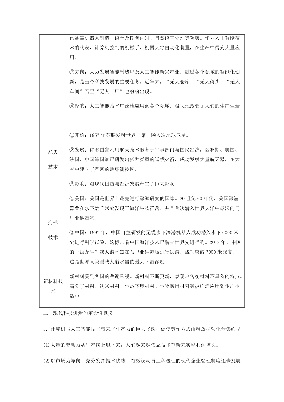 （部）统编版《高中历史》选择性必修二经济与社会生活第6课　现代科技进步与人类社会发展导学案.docx_第2页