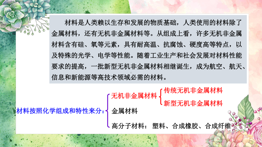 （2019）新人教版高中化学必修二5.3 无机非金属材料 ppt课件 (2).pptx_第2页