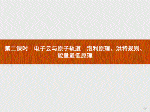 1.1 第二课时　电子云与原子轨道 泡利原理、洪特规则、能量最低原理 课件-（新教材）人教版（2019）高中化学选择性必修2(共40张PPT).pptx