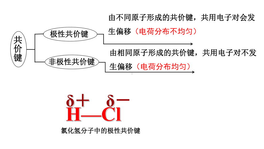 （2019新）人教版高中化学选择性必修二第二章分子结构与性质第三节第一课时共价键的极性ppt课件.pptx_第3页