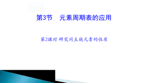 （2019新版）鲁科版高中化学高一必修二1.3.2研究同主族元素的性质ppt课件.pptx