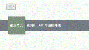 2023年老高考生物一轮复习第8讲　ATP与细胞呼吸.pptx