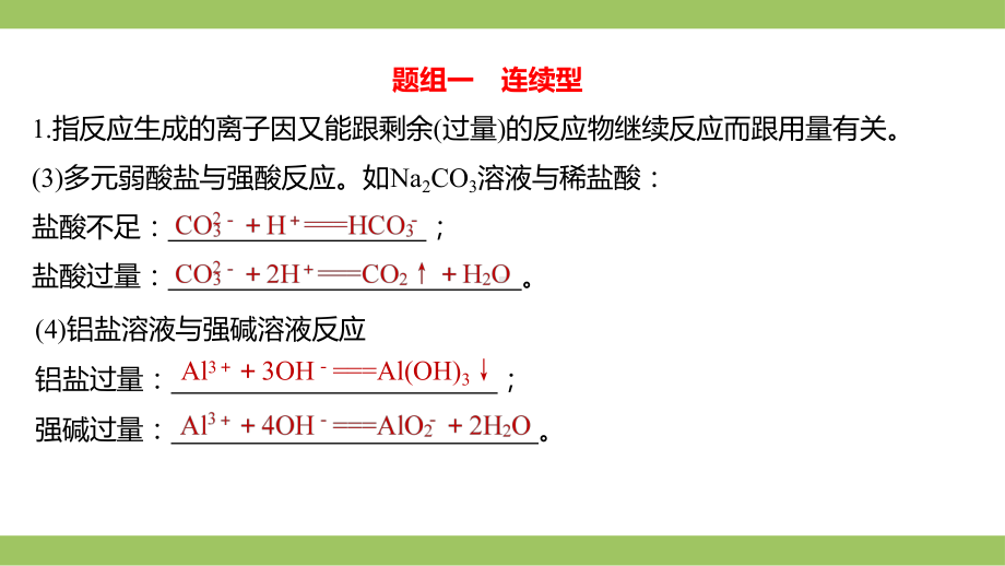 高频考点：与量有关的离子方程式的书写专项突破课件PPT课件 2022.pptx_第3页