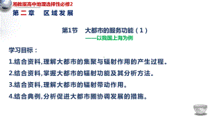 湘选必2：2.1大都市的辐射功能-以我国上海为例（1） PPT课件.pptx