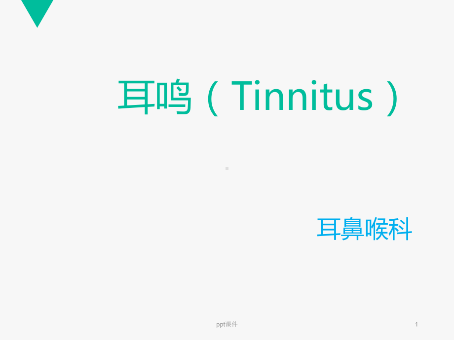 耳鸣-ppt课件.ppt_第1页