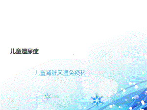 儿童遗尿症-ppt课件.ppt