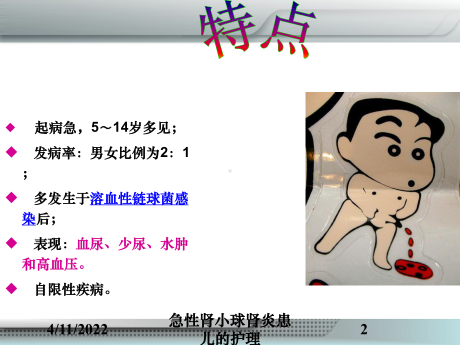 急性肾小球肾炎患儿的护理培训课件.ppt_第2页