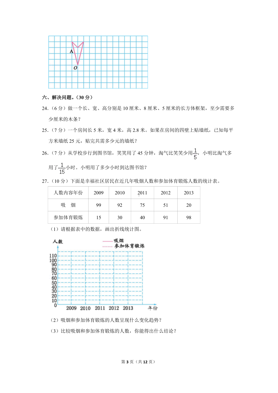 2020年黑龙江省绥化市兰西县小升初数学试卷（学生版+解析版）.docx_第3页