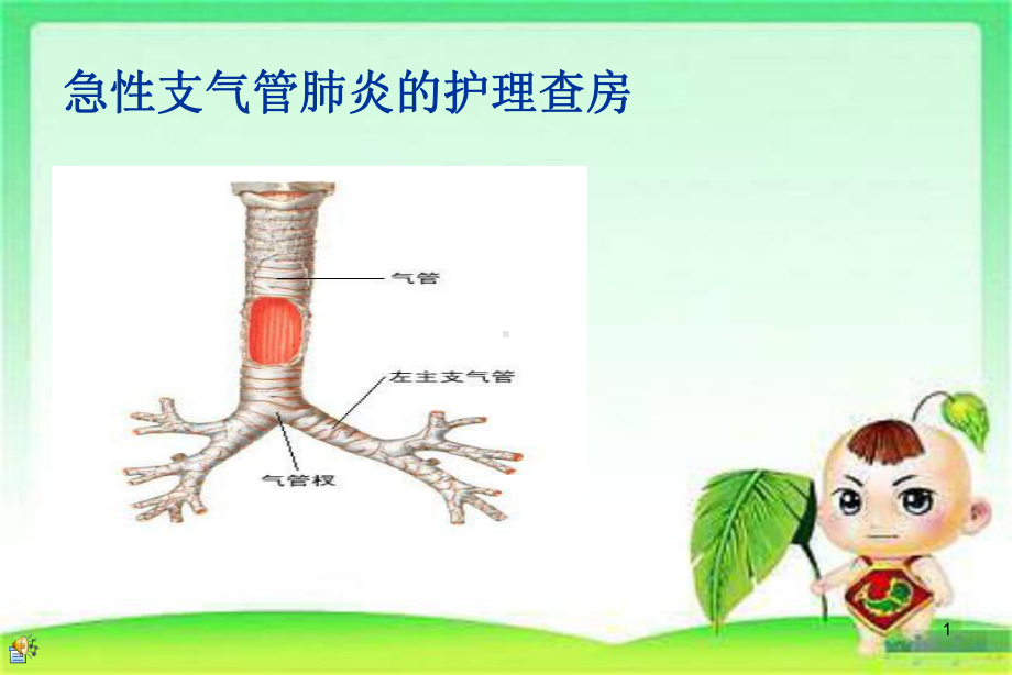 小儿急性支气管炎的护理查房ppt课件.ppt_第1页