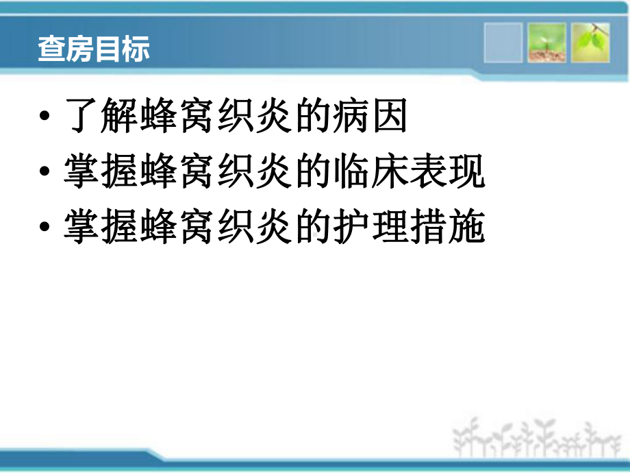 医学课件蜂窝织炎的医疗护理.ppt_第1页