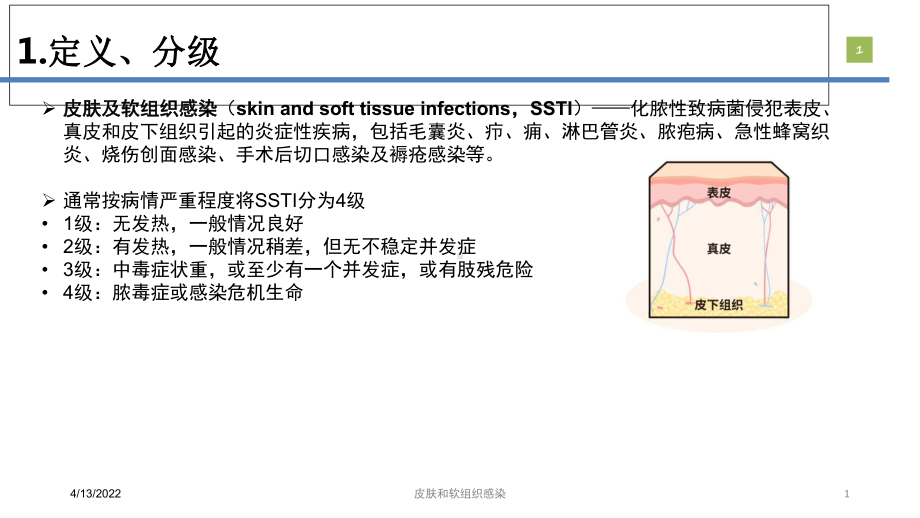 皮肤和软组织感染培训课件.ppt_第1页