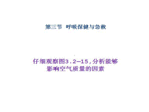 《第三节　呼吸保健与急救课件》初中生物济南社2011课标版七年级下册课件10524.ppt.ppt