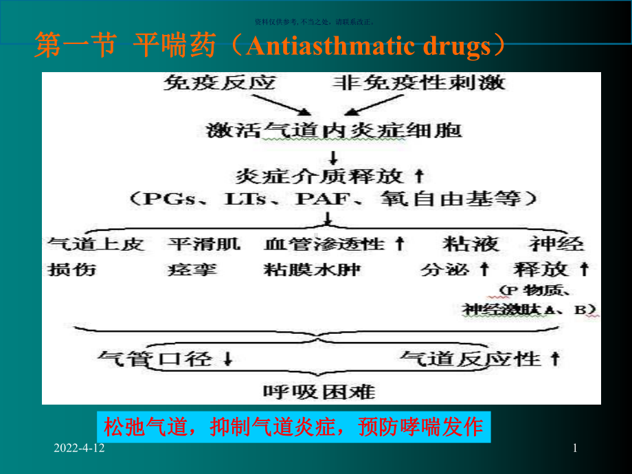 药理学呼吸系统的药物课件.ppt_第1页