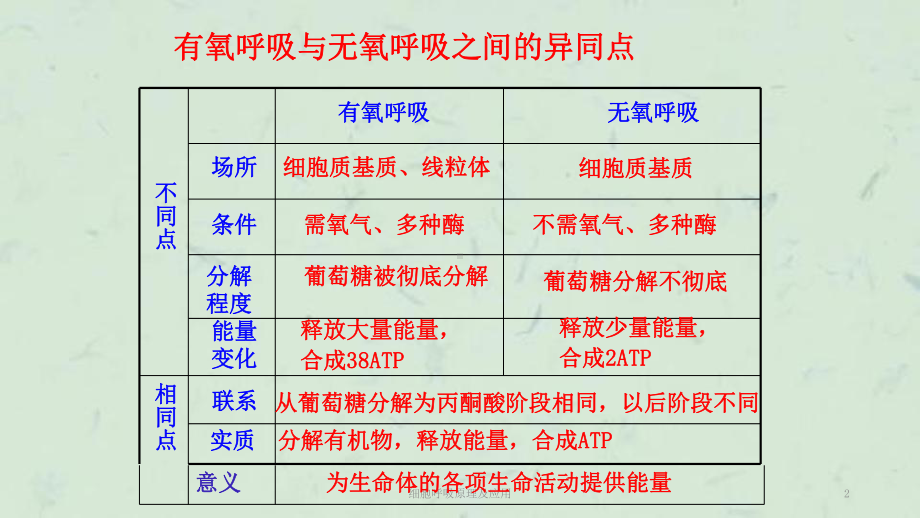 细胞呼吸原理及应用课件.ppt_第2页