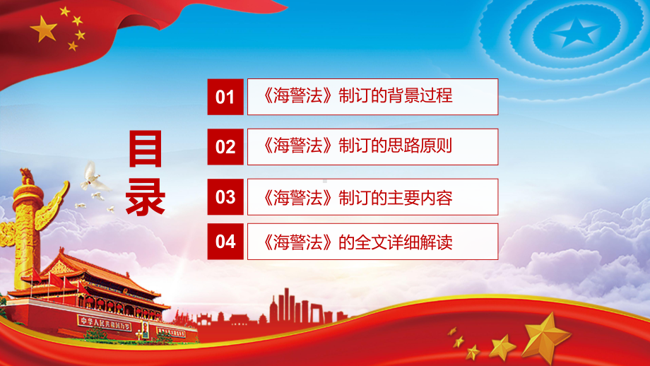 海上维权执法体制的调整和改革2021年新修订的《海警法》实用PPT（内容）课件.pptx_第3页