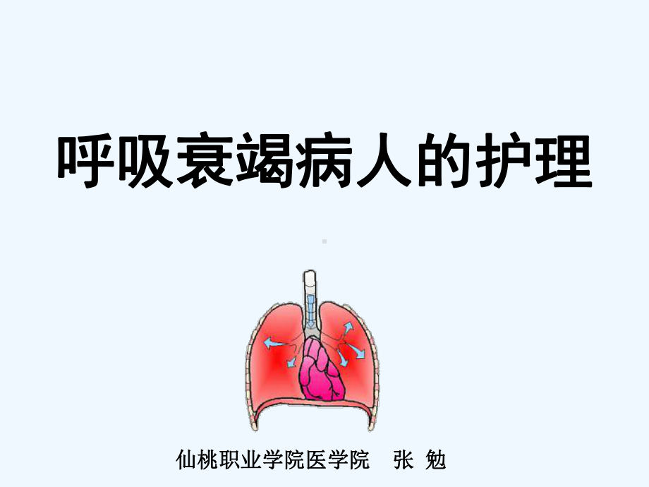 呼吸衰竭ARDS病人的护理(改后)课件.ppt_第1页