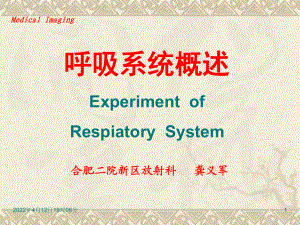 呼吸系统影像学概述课件.ppt