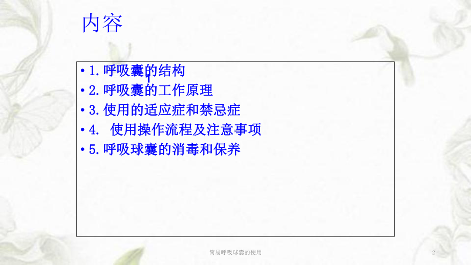 简易呼吸球囊的使用ppt课件.ppt_第2页