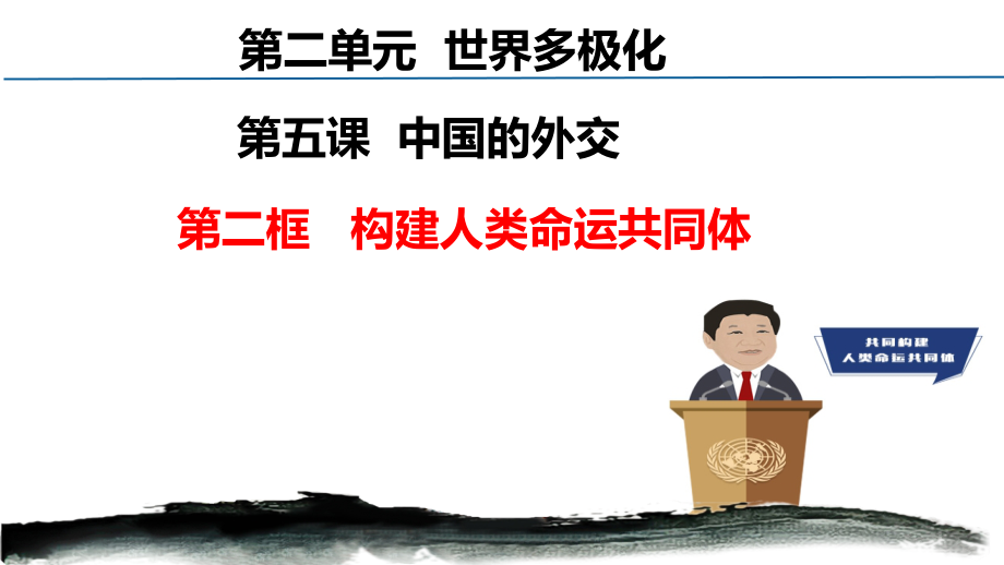 5.2构建人类命运共同体 议题式ppt课件-(2020)新统编版高中政治选择性必修一.rar