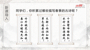 四年级语文下册第1单元（教学课件）1-古诗词三首.pptx