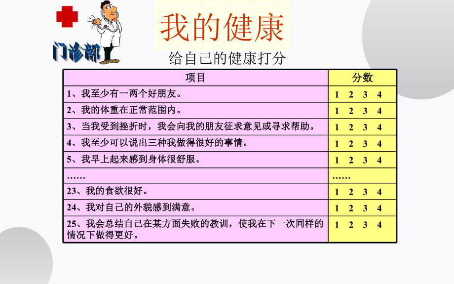 《评价自己的健康状况》优课一等奖课件.pptx_第3页