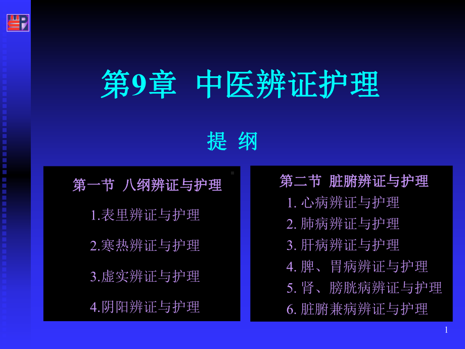 中医辨证护理中医护理学PPT课件.ppt_第1页