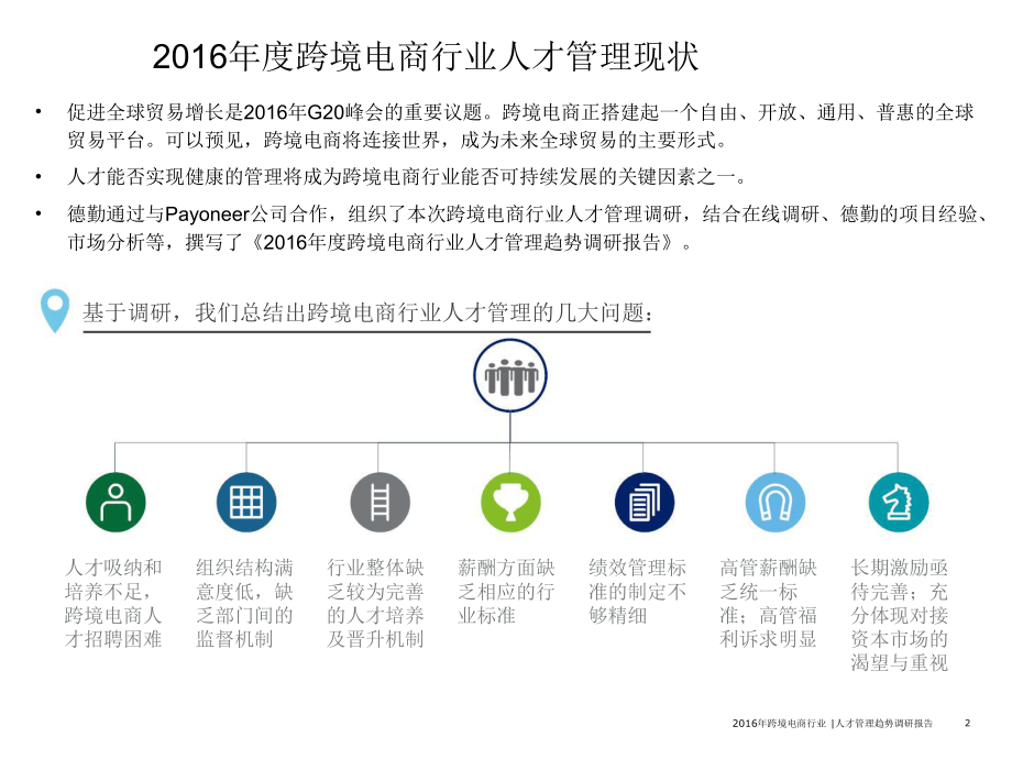 2016年跨境电商行业人才管理趋势调研报告.pptx_第1页