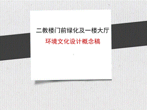 校园文化环境设计方案课件.ppt