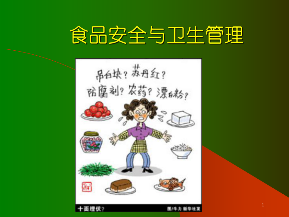 食品安全与卫生管理培训课件.ppt.ppt_第1页