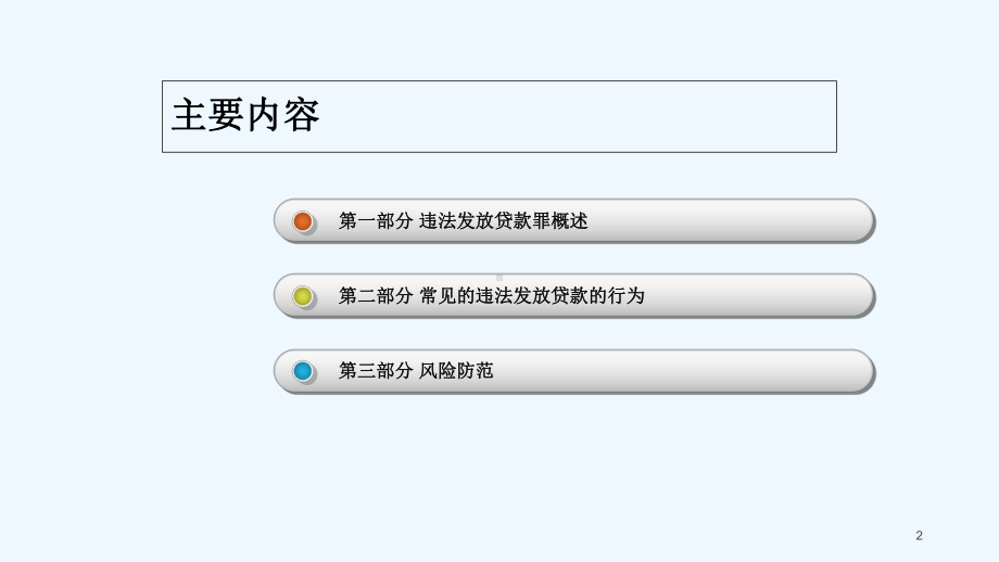 违法发放贷款罪专题讲座-PPT课件.ppt_第2页