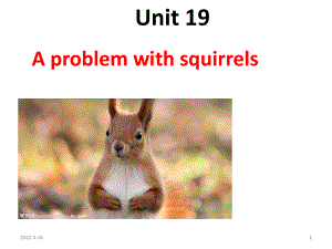 青少版新概念2B-Unit19-A-problem-with-squirrels-(课堂PPT)课件.ppt