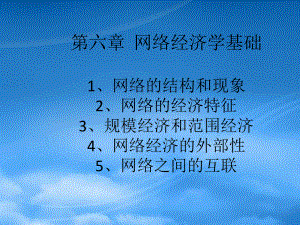 网络经济学的基本特征.pptx