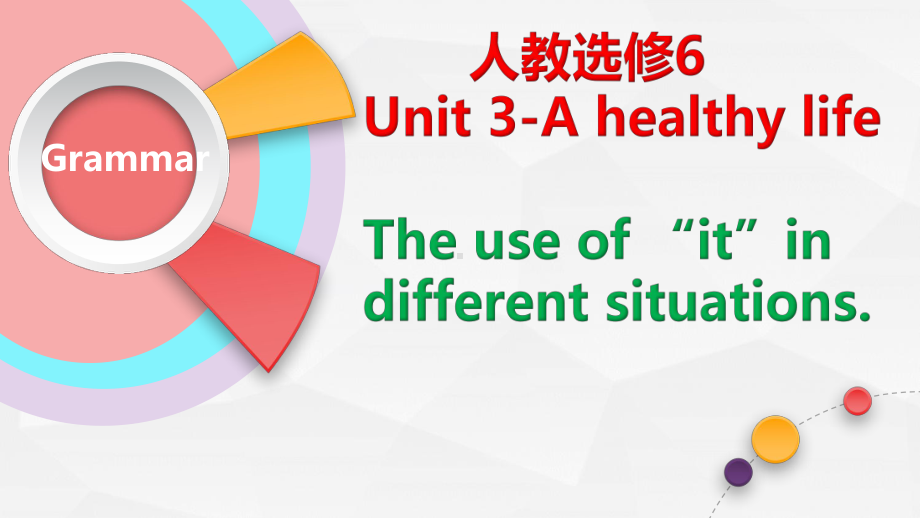 高中英语高一人教选修6-Unit-3-A-healthy-life课件.pptx_第1页