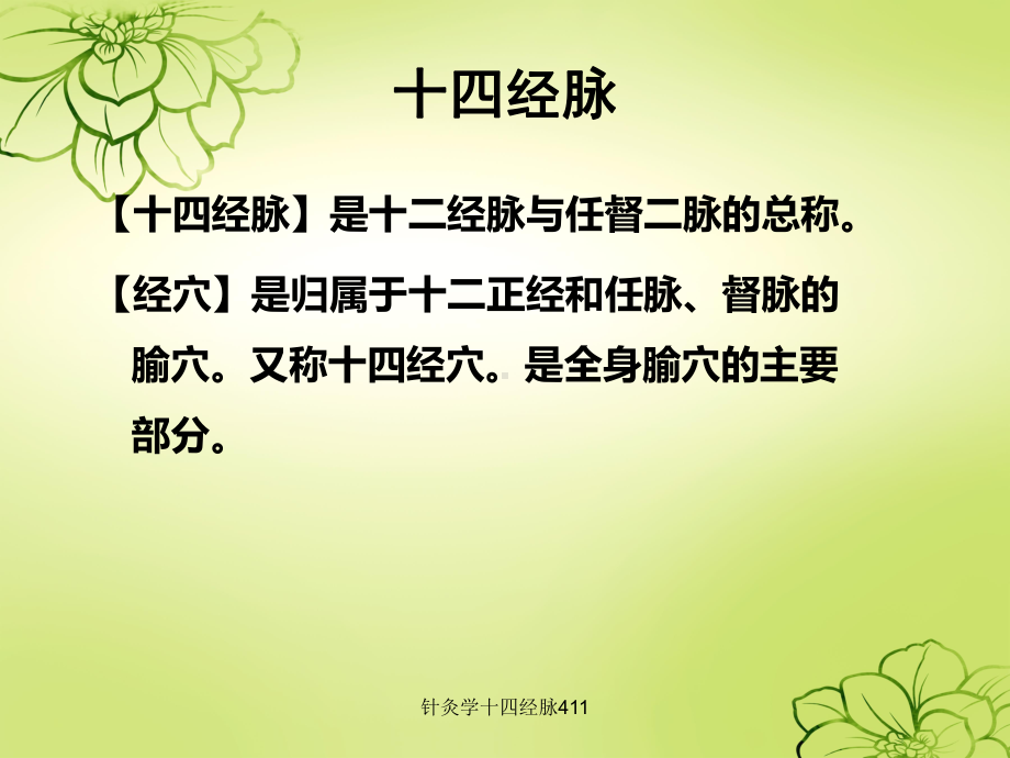 针灸学十四经脉4111-ppt课件.ppt_第3页