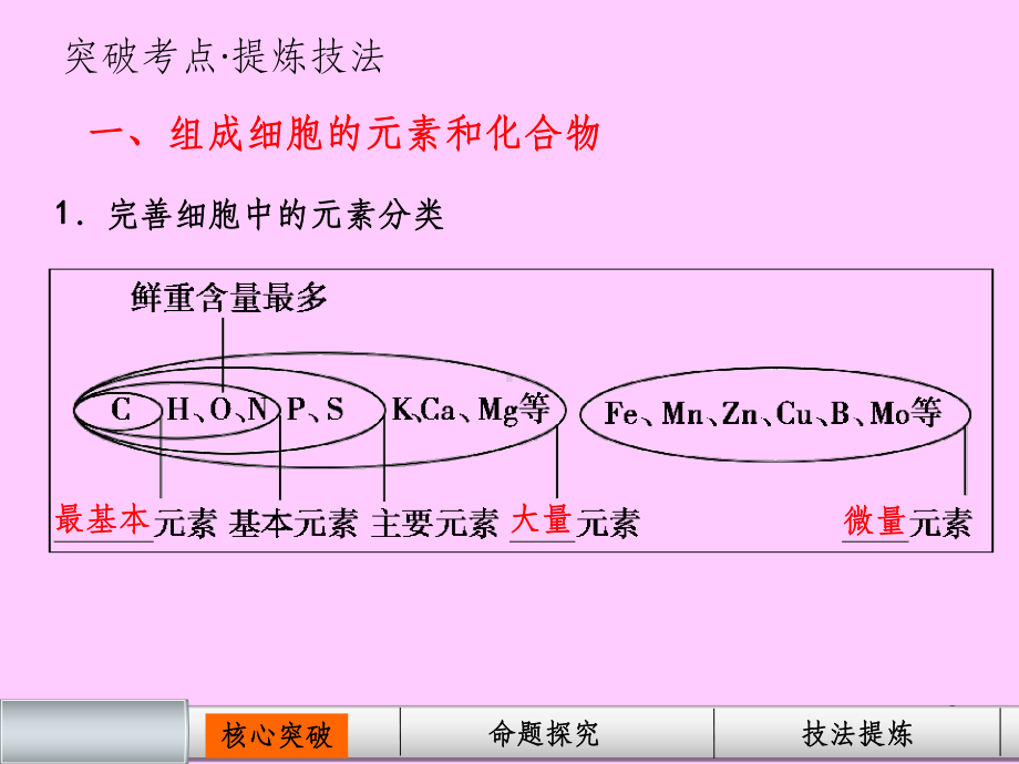 高三一轮复习课件细胞中的元素和化合物公开课.ppt_第2页