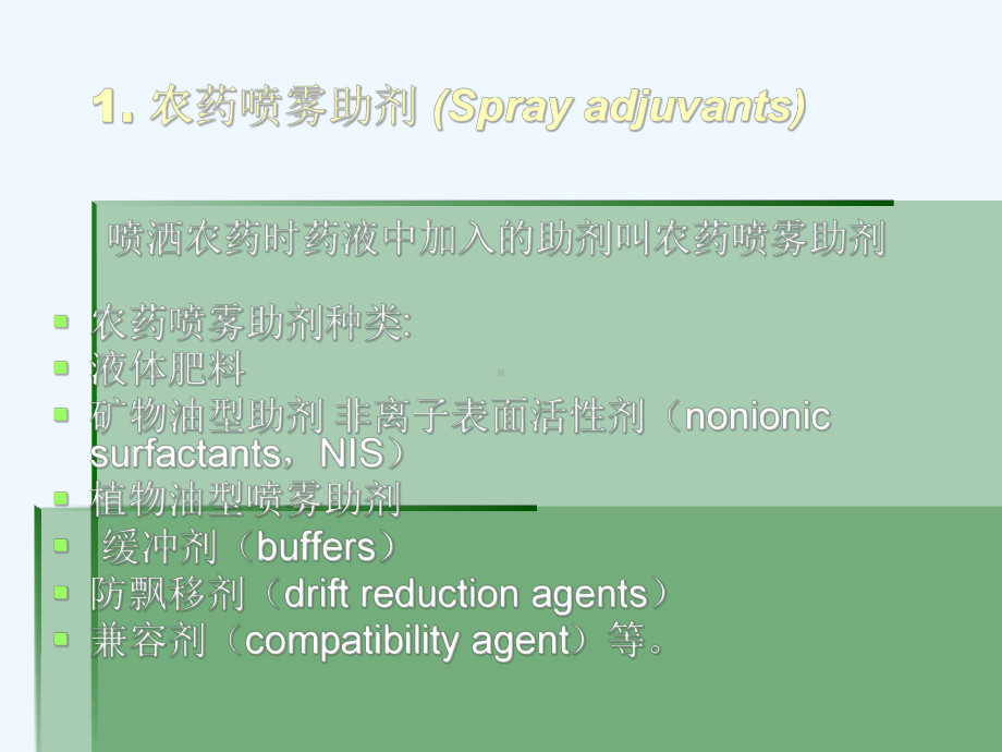 除草剂喷雾助剂使用技术进展-课件.pptx_第1页