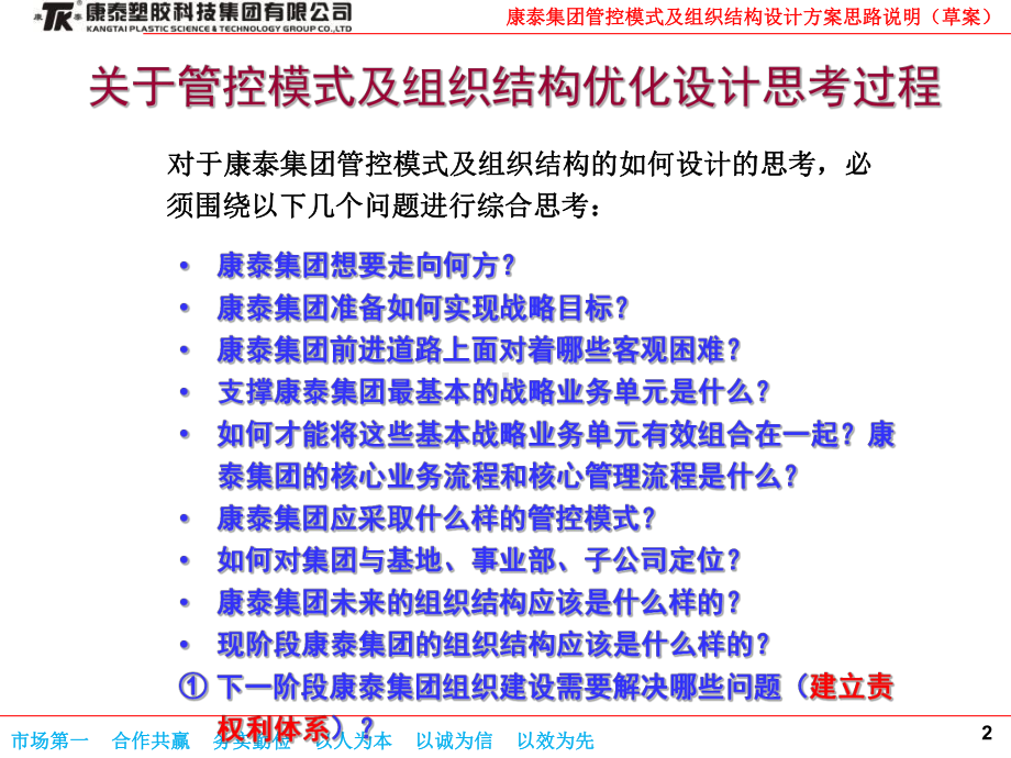 集团管控模式及结构设计方案思路说明课件.ppt_第2页