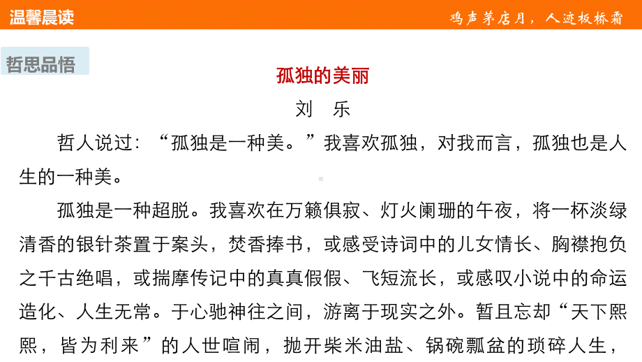 高中语文第二单元美的真谛自读文本论文艺的空灵与充实课件鲁人版必修4.ppt_第3页