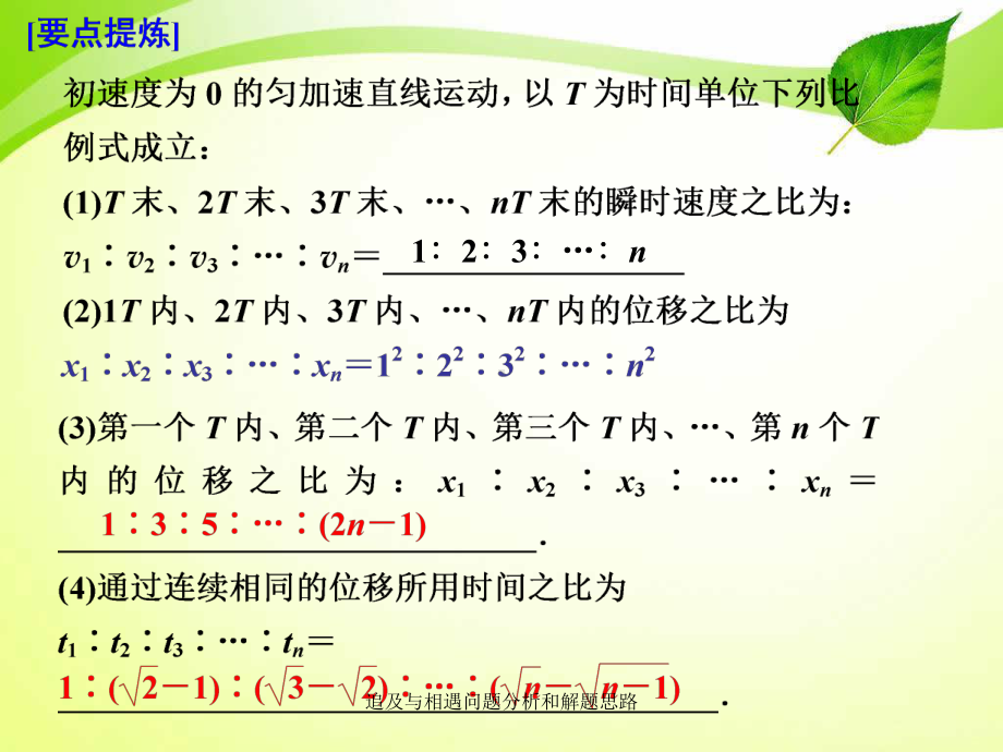 追及和相遇问题分析以及解题思路课件.ppt_第2页