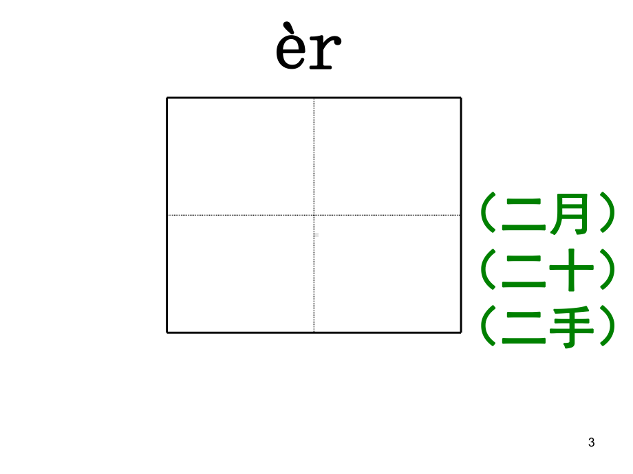 部编版一年级语文上册全册生字笔顺(课堂PPT)课件.ppt_第3页