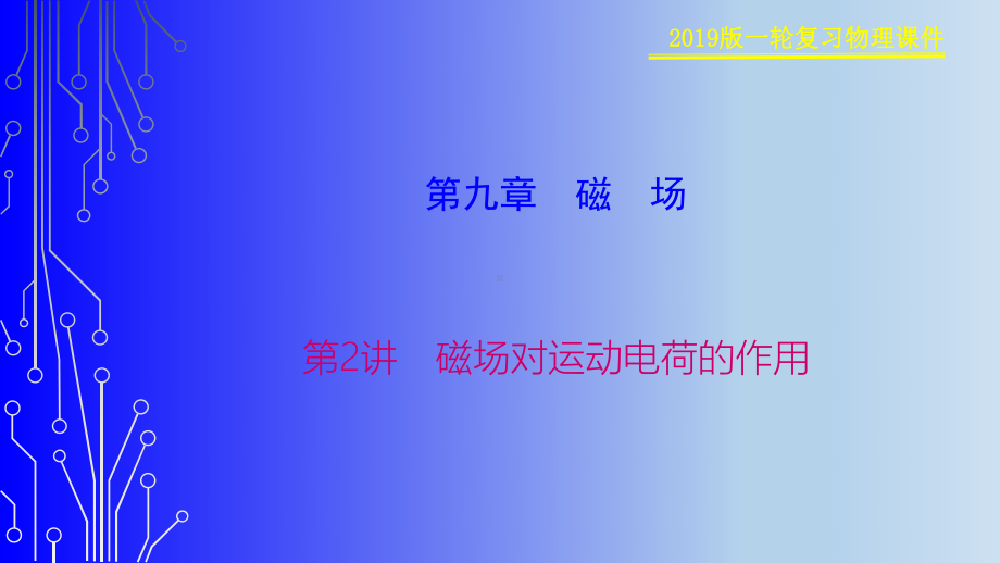 高中物理-磁场对运动电荷的作用课件.ppt_第1页