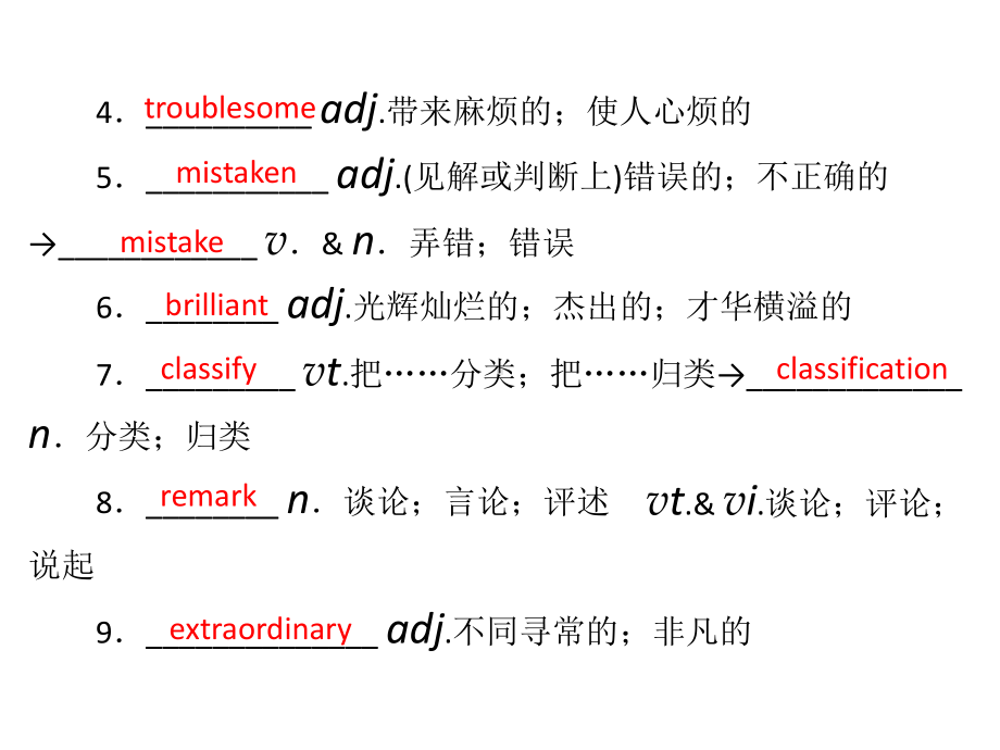 高考英语总复习第一部分教材梳理Unit4Pygmalion课件新人教版选修8.ppt_第3页