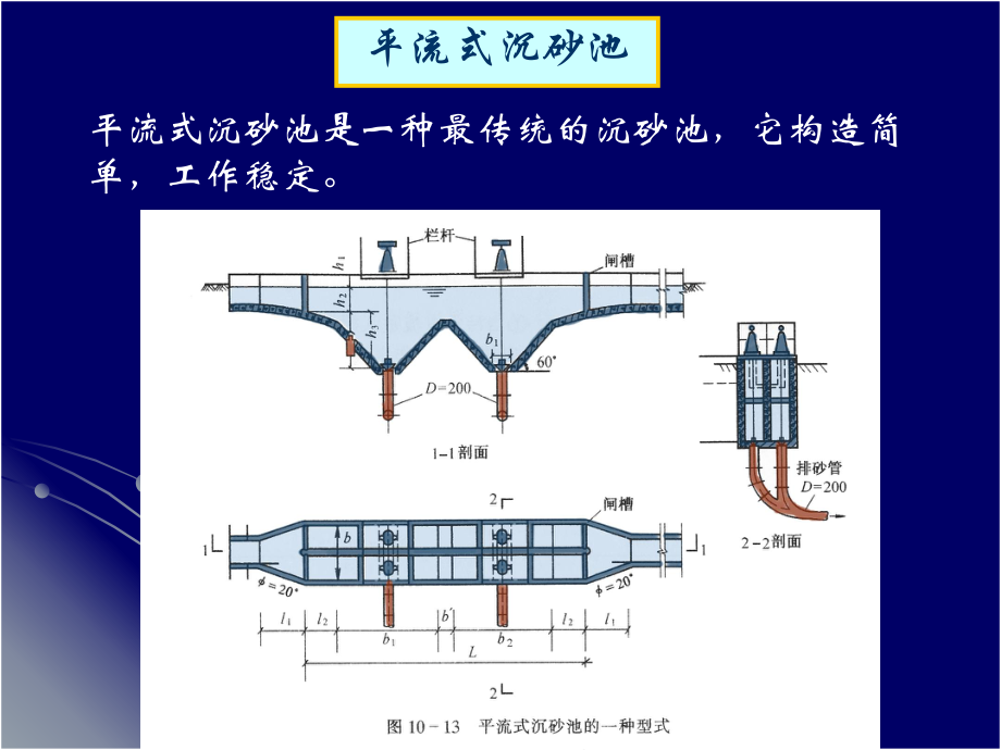 污水的物理处理沉砂池工程设计教学讲义课件.pptx_第3页